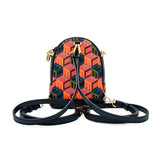MCM Cubic Logo Jacquard Backpack Bag Multi  X-Mini