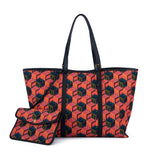 MCM Cubic Logo Jacquard Shopper Bag Multi  Medium