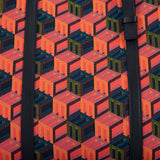 MCM Cubic Logo Jacquard Shopper Bag Multi  Medium