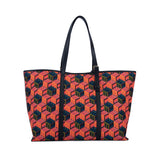 MCM Cubic Logo Jacquard Shopper Bag Multi  Medium