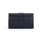 MCM Gretl Visetos Leather Crossbody Bag Black  Mini