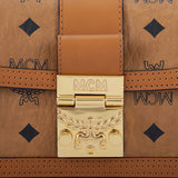 MCM Gretl Visetos Crossbody Bag Cognac  Mini