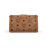 MCM Gretl Visetos Crossbody Bag Cognac  Mini