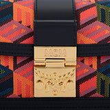 MCM Gretl Cubic Jacquard Crossbody Bag Multi  Mini