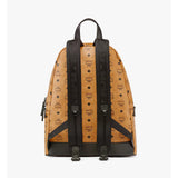 MCM Medium Stark Backpack in Visetos and Nappa Leather