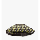 MCM Large Belt Bag In Cubic Monogram Nylon And Nappa Leather