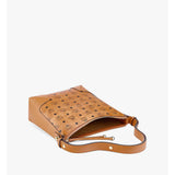 MCM Aren Hobo مصنوع من جلد منقوش عليه حرف Monogram