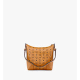 MCM Aren Hobo مصنوع من جلد منقوش عليه حرف Monogram
