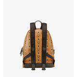 MCM Small Stark backpack in Visetos and Nappa leather