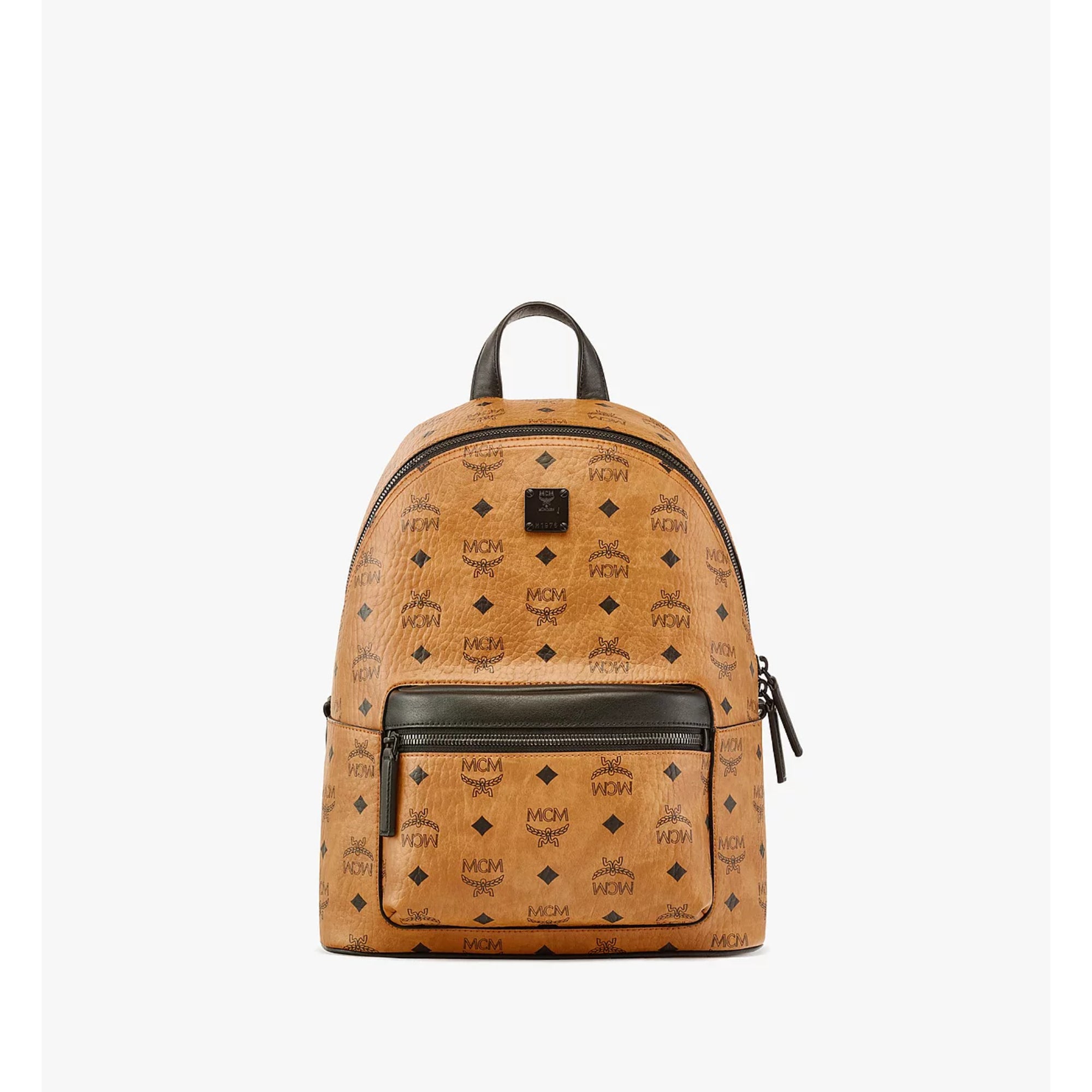 MCM Small Stark backpack in Visetos and Nappa leather –