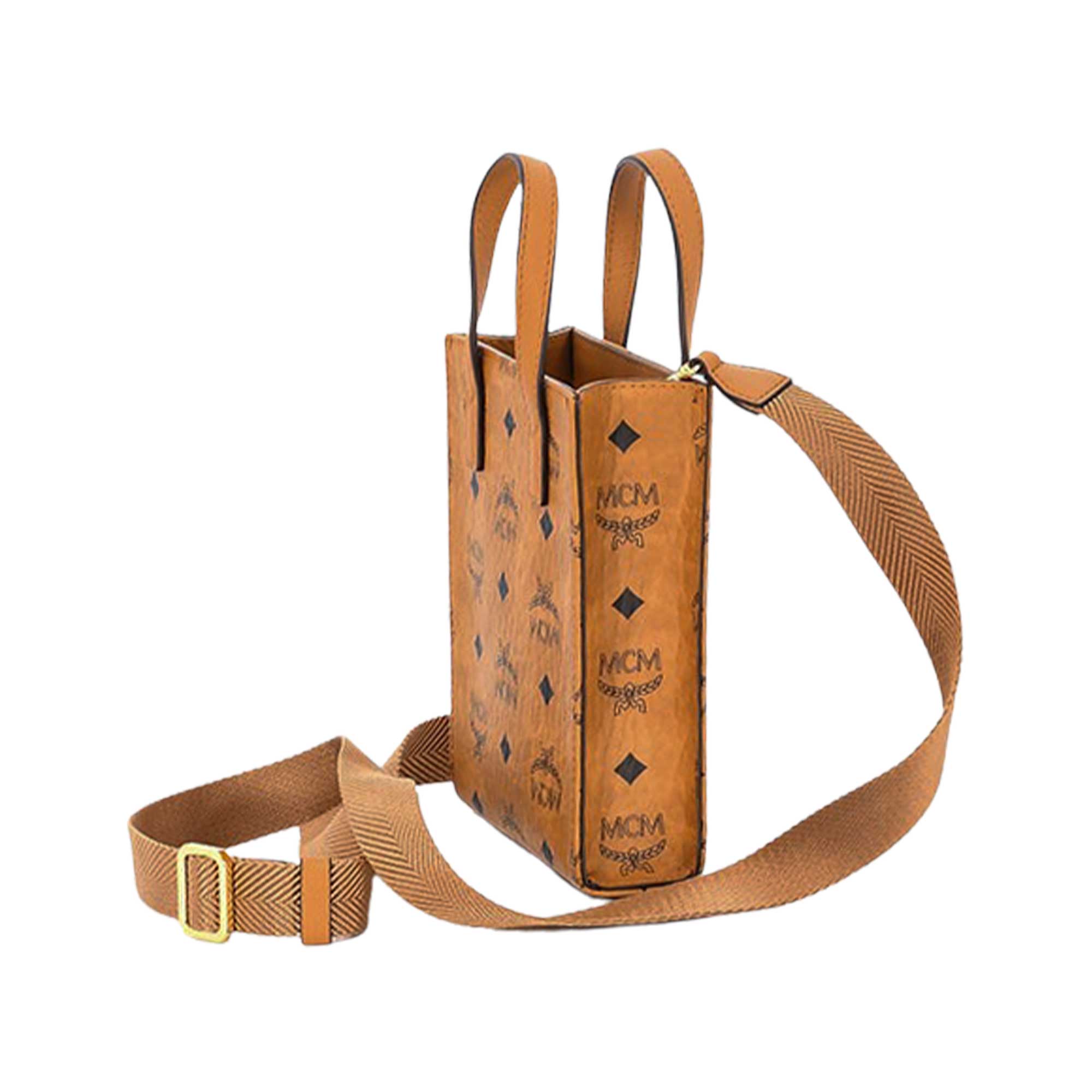 MCM Aren Crossbody Bag in Visetos – Blue Salon - Main Image