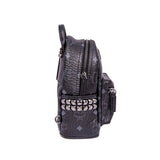 Stark Bebe Boo Backpack In Visetos Small - Black