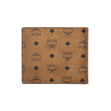 MCM Men's Vistos Original  Wallet Cognac Small