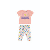 Moschino White Toy Kindies Set T-Shirt & Leggings