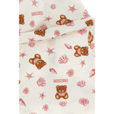 Moschino Kids New Born Teddy Bear Cotton Babygrow Set