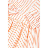 Mimisol Kids Girl's Cream Striped Cotton Dress