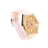 Michael Kors Ladies Watch Channing Rose Gold-Glitz Dial