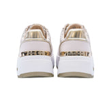 Michael Kors Kids Girl's Vanilla & Gold Sneaker