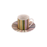 Missoni Home Stripes Jenkins  Set 6 Pcs. Coffee Cup & Saucer - Cylindric Shape