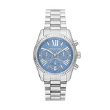 Michael Kors Women's Lexington Silver-Tone Watch