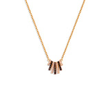 Michella 18 Ct Gold Diamond Necklace Basic