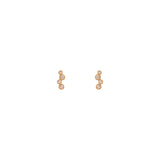 Michella 18 Ct Gold Diamond Earring Basic