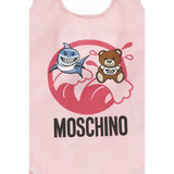 Moschino Kids Baby Girl's Bright Pink Logo Swimsuit