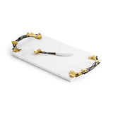 Golden Ginkgo Large Cheesse Board/Knife