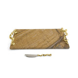 Vine Extra Large Cheeseboard/Knife
