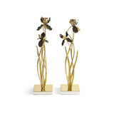 Michael Aram Black Iris Candleholders