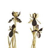 Michael Aram Black Iris Candleholders
