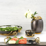 Michael Aram Anemone Footed Platter - Blue Salon