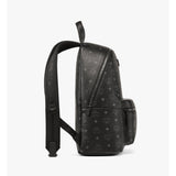 MCM Stark Black Backpack in Visetos