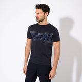 Stefano Ricci Navy Blue T-Shirt