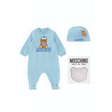Moschino Kids New Born Babygrow Set & Hat