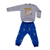 Moschino Blue & Grey Jogging Suit