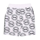 Moschino Kids Teddy Logo Grey T-Shirt and Shorts Set