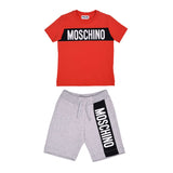 Moschino Kids Teen Logo Print T-Shirt and Shorts Set