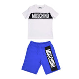 Moschino Kids Teen Logo Print T-Shirt and Shorts Set