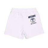 Moschino Kids Blue and White Logo T-Shirt and Shorts Set