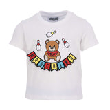Moschino Kids Tedy Logo Print Cotton T-Shirt and Shorts Set