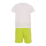 Moschino Kids Logo Print Cotton T-Shirt and Shorts Set
