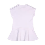 Moschino Kids Logo Print White Dress