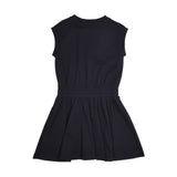 Moschino Kids Teen Black Egg Logo Dress