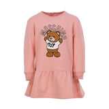 Moschino Kids Girl's Teddy Bear Print Sweatshirt Dress