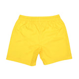 Moschino Kids Logo Print Yellow Swim Shorts
