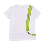 Moschino Kids Logo Print Cotton White T-Shirt