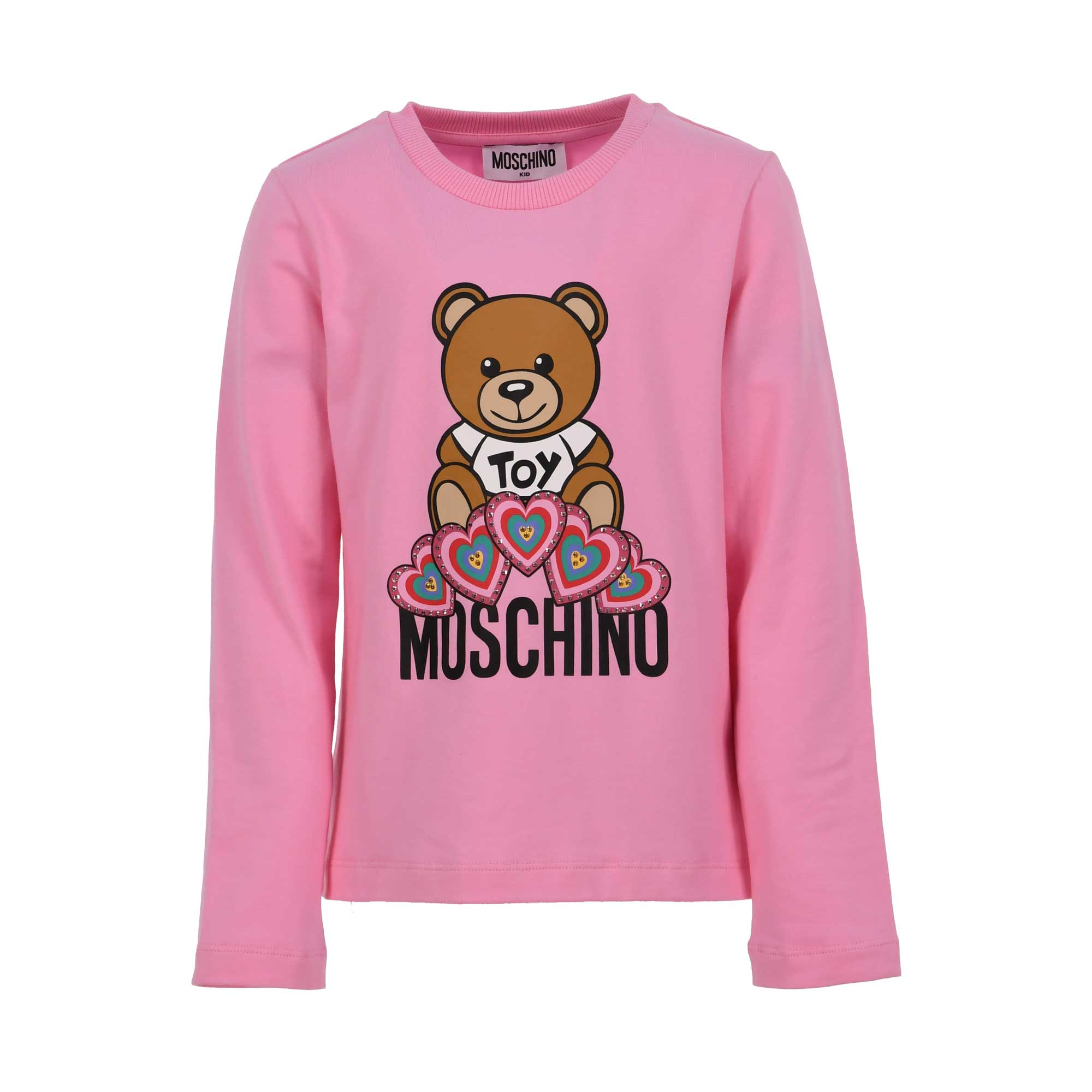 Moschino Kids Girl's Teddy Bear Pink T-Shirt – Blue Salon