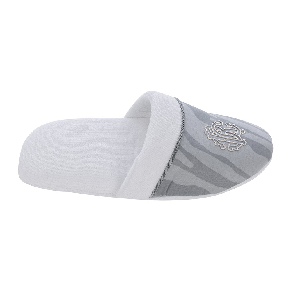 Roberto Cavalli Macro Zebrage Slippers - Bianco/Perla | Slippers | Women All Shoes Slippers Roberto Cavalli Macro Zebrage Slippers - Bianco/Perla | Slippers | Women All Shoes Slippers