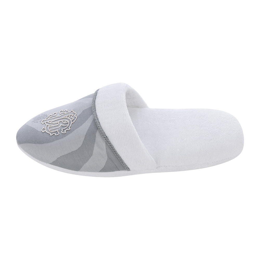 Roberto Cavalli Macro Zebrage Slippers - Bianco/Perla | Slippers | Women All Shoes Slippers Roberto Cavalli Macro Zebrage Slippers - Bianco/Perla | Slippers | Women All Shoes Slippers